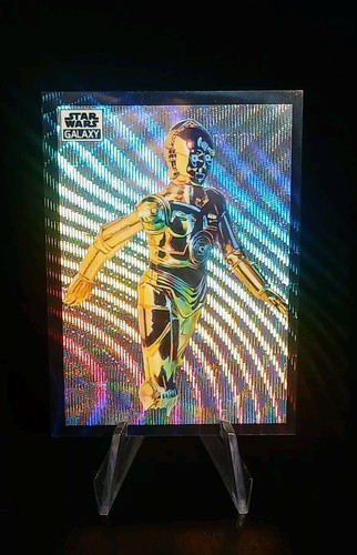 2022 TOPPS CHROM STAR WARS GALAXY #8 C-3PO 70/99 WELLENREFRAKTOR