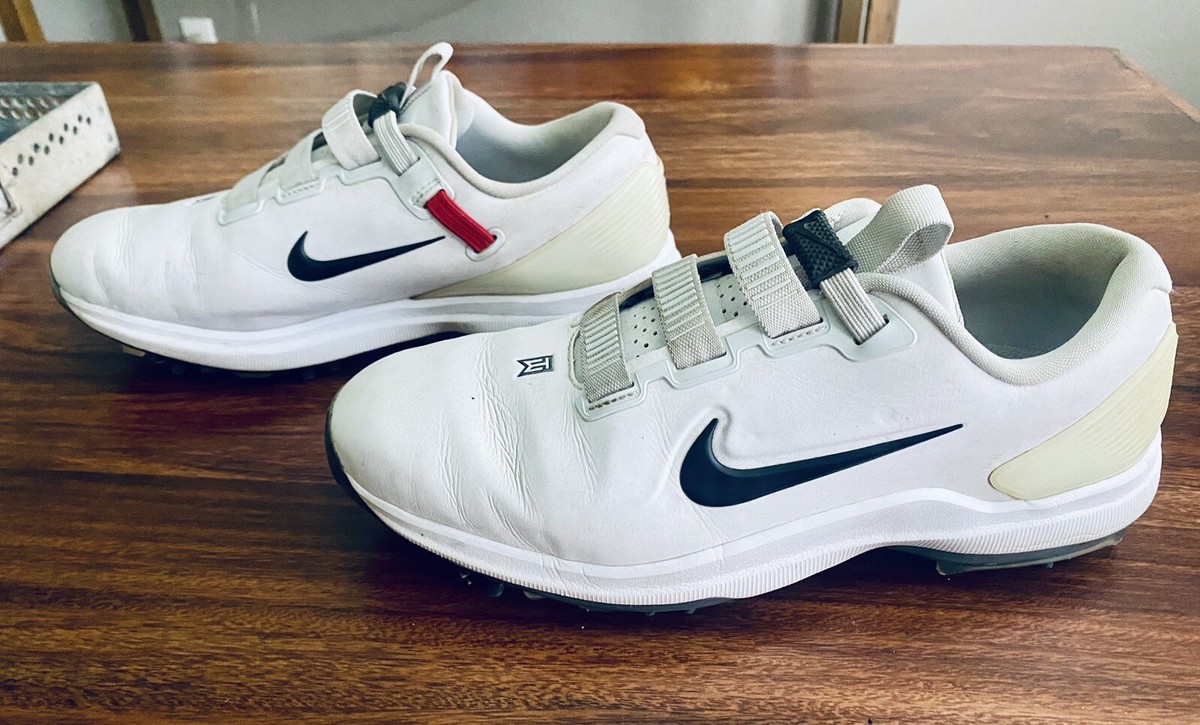 Nike Mens Tiger Woods 71 FastFit CD6300-100 White Low Top Golf Shoes Size 8.5 | eBay