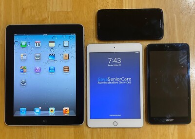 ipad acer Motorola ipad mini Tablet Lot