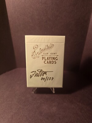 FULTON'S CLIP JOINT ''10 YEAR'' PLAYING CARDS ARTISTS PROOF EDITION /137
