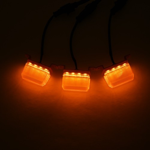 3PC Amber LED Front Grille Running Light For TUNDRA For TRD PRO 2022-2024 - Picture 2 of 4