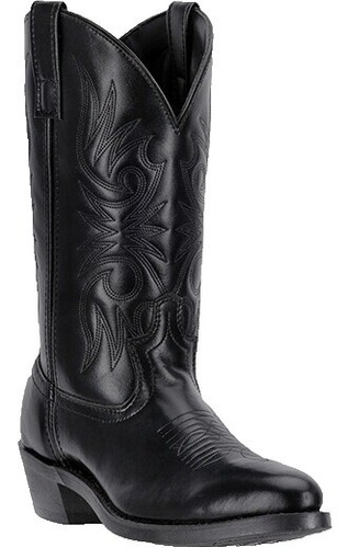 Dan Post Embroidered Lasso Riata Black Leather Cowboy Men\'s Boots (Shoe) Sz12 RARE? Dan Post Embroidered Lasso Riata Braided Leather  main image 4