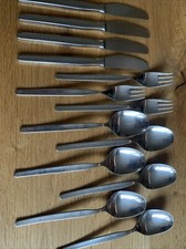 Auerhahn Gunda Stainless Steel Cutlery Remnants 4 Table Knife 3 Fork 6 Spoon