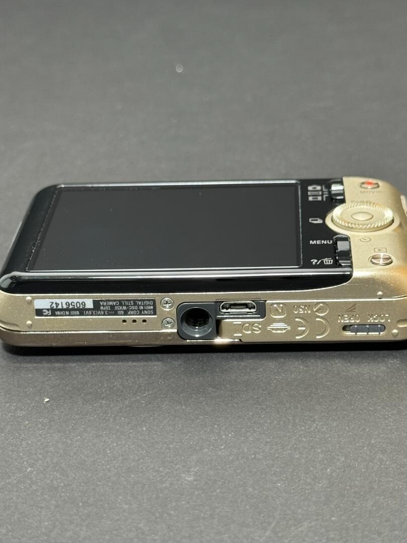 【動作品&多言語版】Sony Cyber-shot DSC-WX50 ゴールド SONY Digital Camera Cyber shot DSC-WX50 gold Japanese