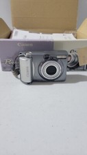 Canon PowerShot A40 Silver 2.0 MP 3x Zoom Digital Camera "PARTS ONLY "