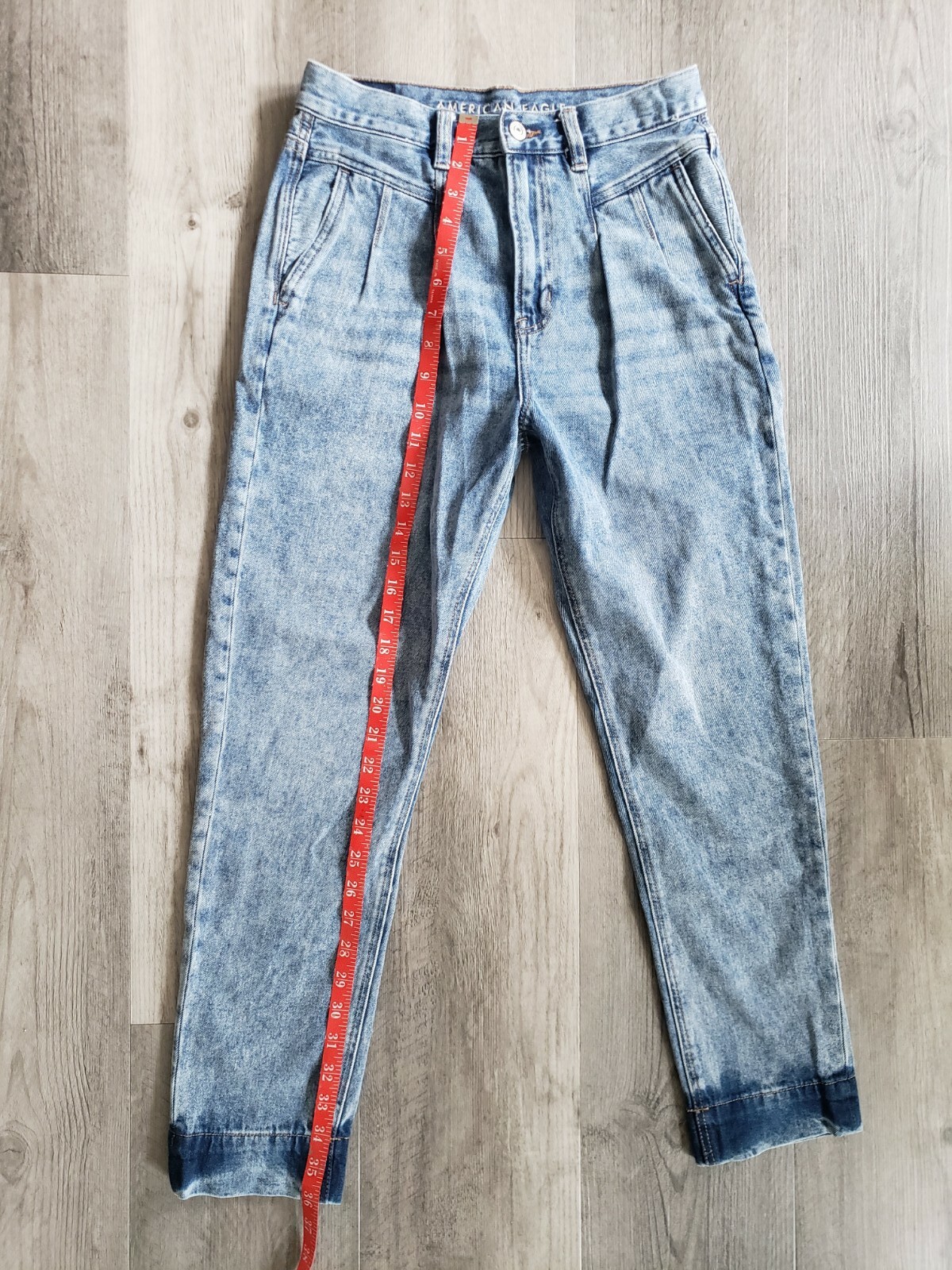 American Eagle Mom Jeans Women's Size 2 Short Denim Blue eBay