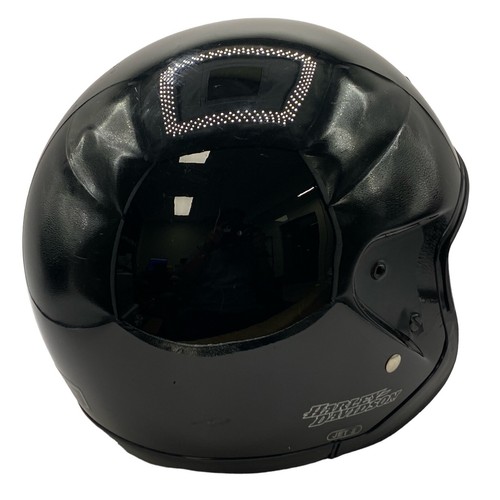 Harley Davidson Jet 2 Black Motorcycle 3/4 Helmet *DISPLAY PIECE ONLY MAN CAVE - Picture 4 of 7