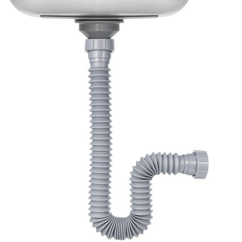 Flexible Drain Pipe Connecting Tube Corrugated Telescopic Sink Drainer - Picture 5 of 11