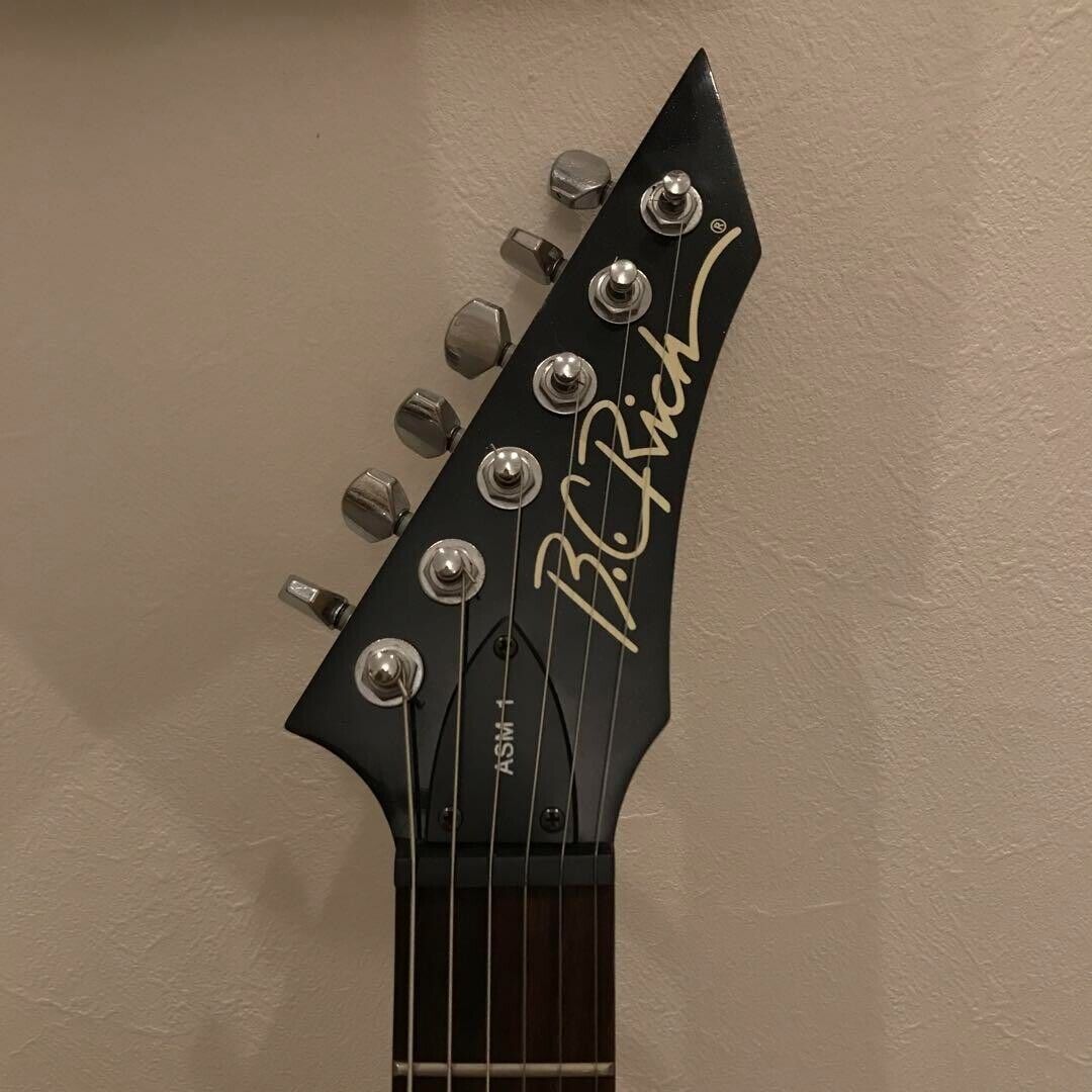 B.C. Rich ASM-1 Black Electric Guitar Used Product Shipping B.C. Rich ASM-1 Black Electric Guitar Used Product Shipping