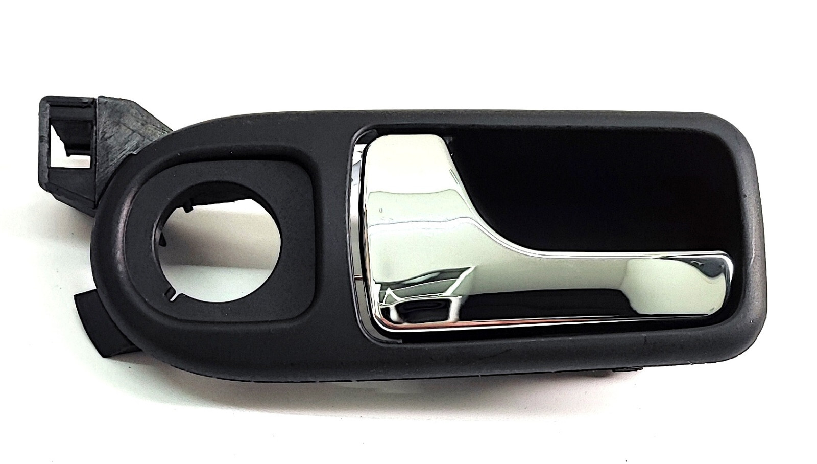 Poignée de porte intérieure gauche avant noire et chrome pour VW Lupo de 1998 à 2005