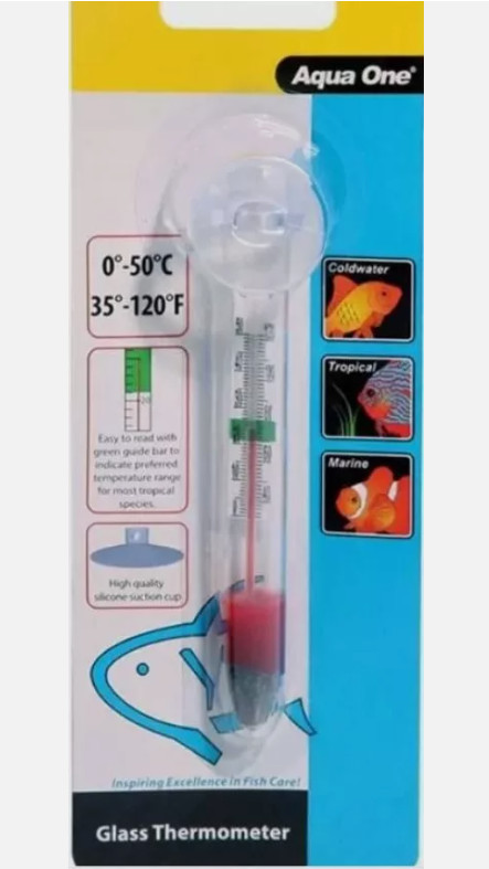 Aqua One Green Glass Thermometer - Image 4