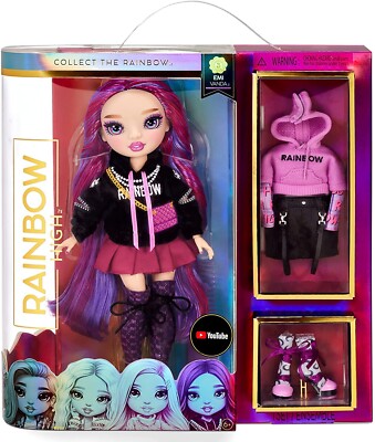 Rainbow High Modepuppe - Emi Vanda, Outfits - lila Motiv