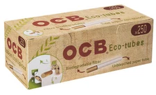 20 Boxes (5000x) OCB Eco-Tubes Filter Cases Unbleached Biodegradable