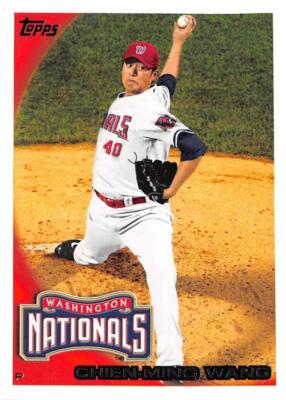 2010 Topps #465 Chien-Ming Wang NM-MT Nationals 