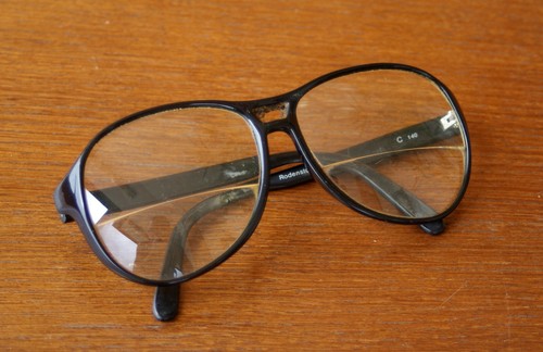 RODENSTOCK Markus Occhiali Uomo Vintage Lenti Graduate Bifocali Plastica  Nero | eBay