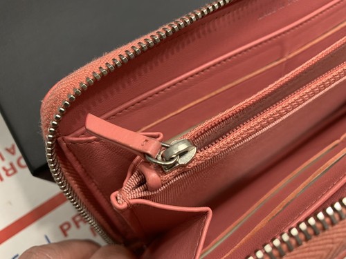 *European Exclusive* 100% Authentic CHANEL Pink Matrasse Long Zippy Wallet - Picture 20 of 24
