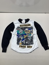 Vintage 1997 Bugs Bunny  Tazz Long Sleeve Shirt Youth Kids Size 6-7 Warner Bros