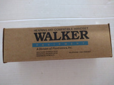 New Walker Push-To-Talk Handset Model: PTS-500-6M W/ Black RJ11 Curly Cord