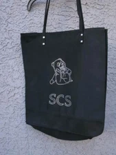 SWAROVSKI 2008 SCS SIGNING EVENT** GORGEOUS CRYSTAL PANDA BLACK TOTE**NEW