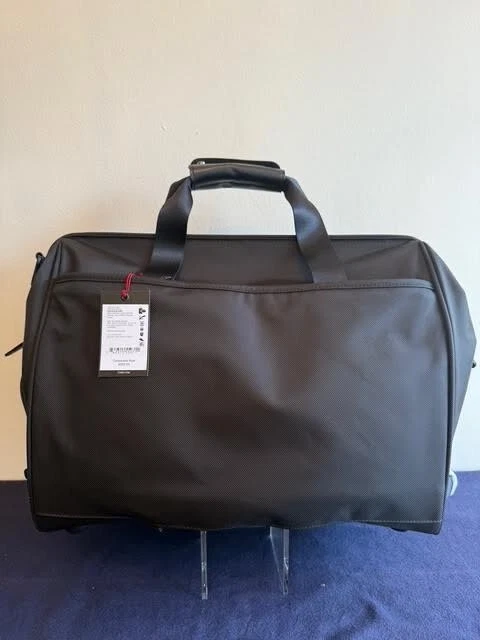 TUMI Alpha Bravo Framed Soft Duffel/Travel Bag Weekender Carry On Solid Black - Image 2 of 4