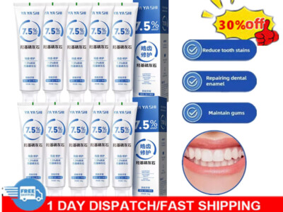 7.5% Hydroxyapatite Toothpaste,Remove Yellow Tooth Stain For SensitiveTeet  QXO