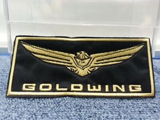 PATCH TOPPA RICAMATA AQUILA GOLDWING1800 NEW 13x5CM TERMOADESIVA COLORE ORO