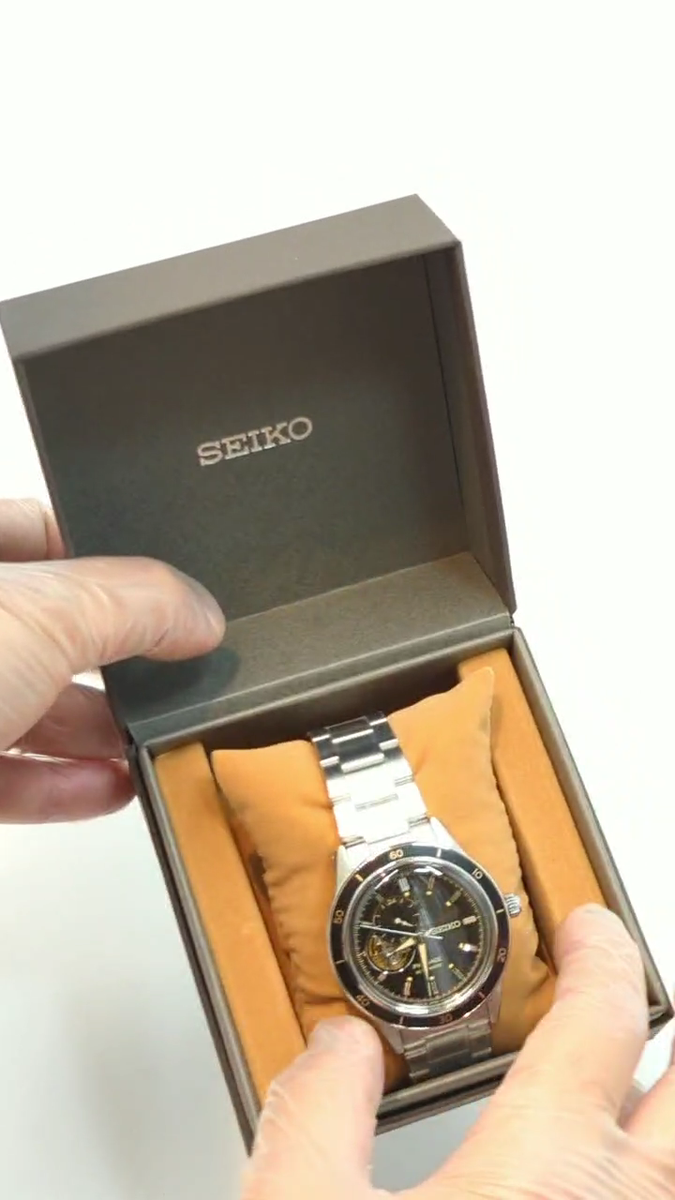 ちっち　セイコー　プレザージュ　SARY191 SEIKO PRESAGE Basic SARY191 Black Automatic Mechanical Men's Watch