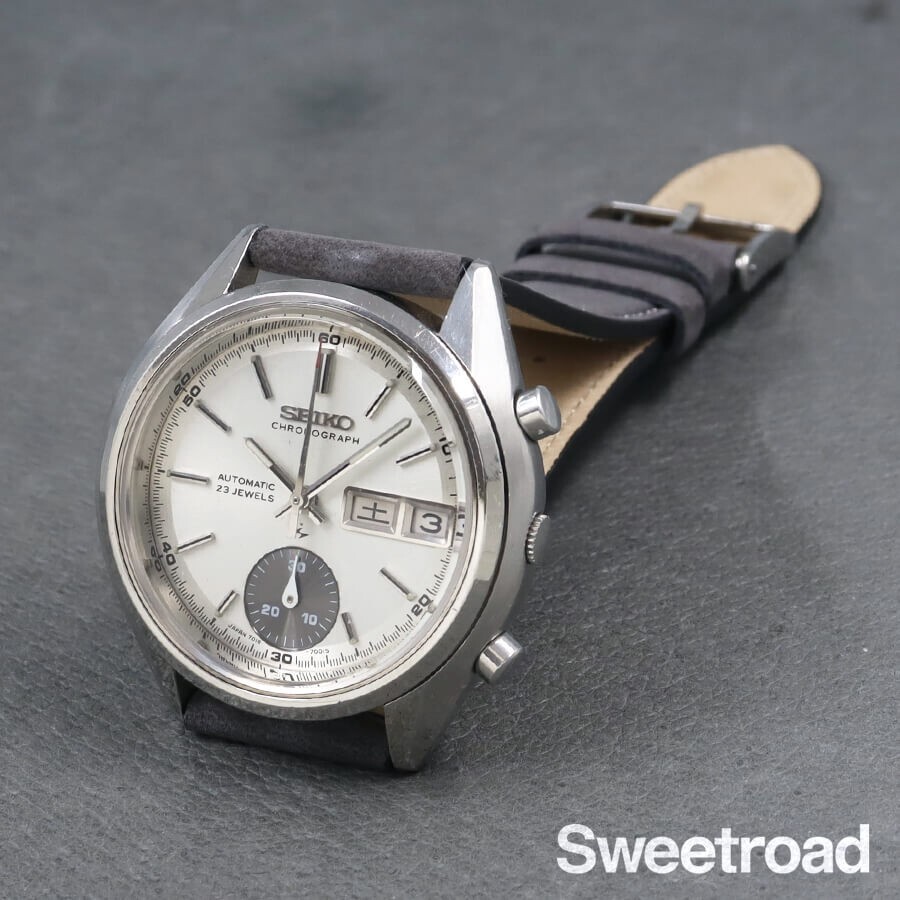 Seiko Single Chronograph 7018-7000 Watch Silver Vintage 1971 | eBay