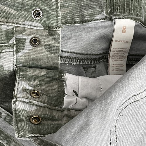 JUSTICE Camo Jean Camouflage Overalls - Picture 7 of 7