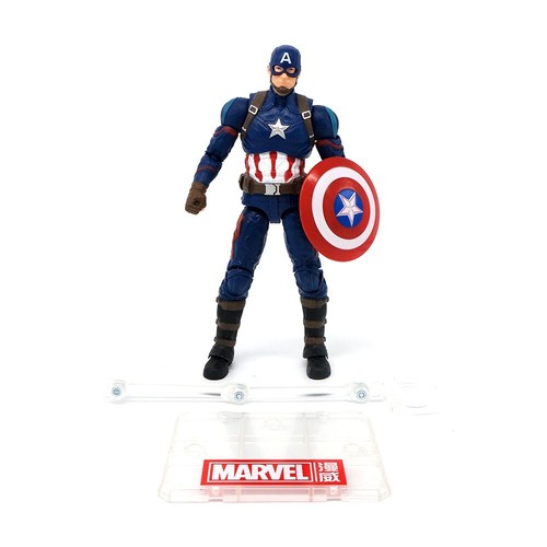 ZD Toys Captain America Marvel Legends Comic Man 7" Action Figure Model Toy - Picture 6 of 13