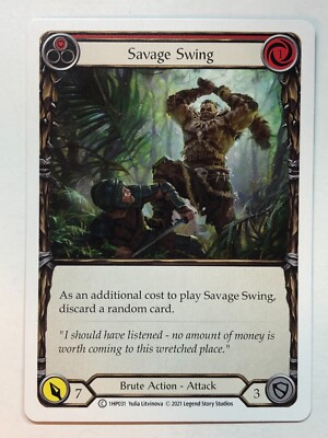 Flesh And Blood History Pack Vol.1 Savage Swing (Red) 1HP031 NM/M