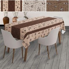 Wachstuch Tischdecke Wachstischdecke Kaffee Tischfolie abwaschbar - 3 Varianten