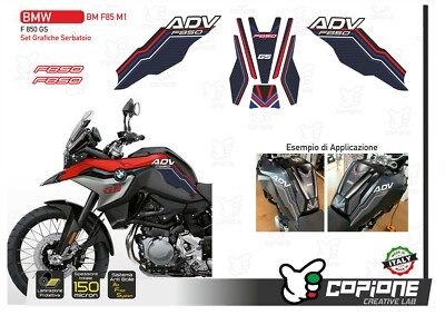 BMW F 850 GS sticker set sides and tank Tecno F85 M1