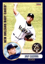 2018 New Orleans Baby Cakes Choice #12 Javy Guerra Dallas Texas TX Baseball Card
