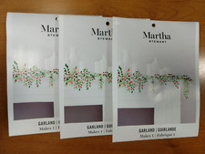3 Pack: Martha Stewart Paper Greenery Garland, Red, Christmas Mantle 3024 R5P3