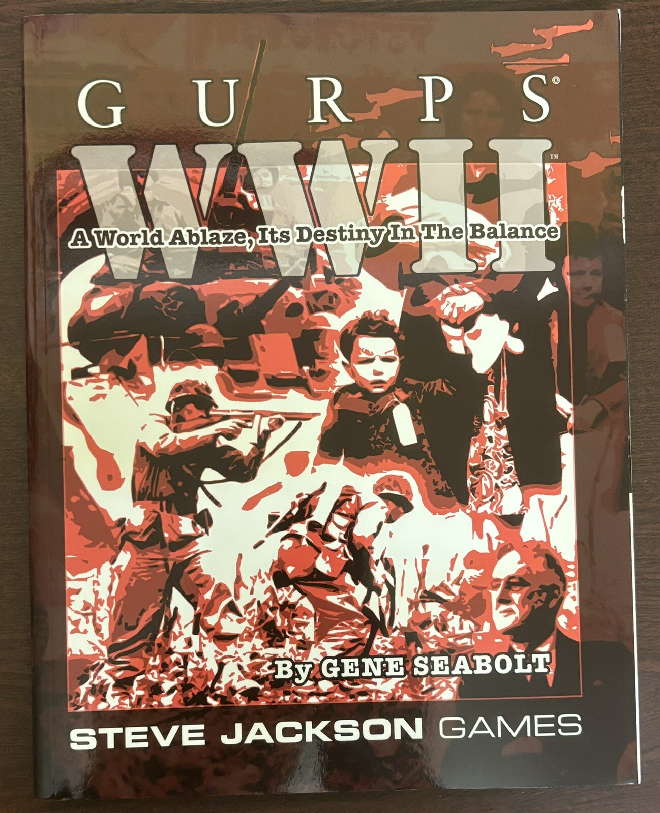 GURPS WWII World War 2 Steve Jackson Games SJG 8001 2001 Role Playing Game Oop