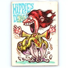 1973 Donruss Fabulous Odd Rods Hippies Delight Sticker 4