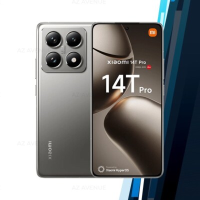 Xiaomi 14T Pro 5G Android Cell Phone (Grey/12GB+256GB/Dual SIM