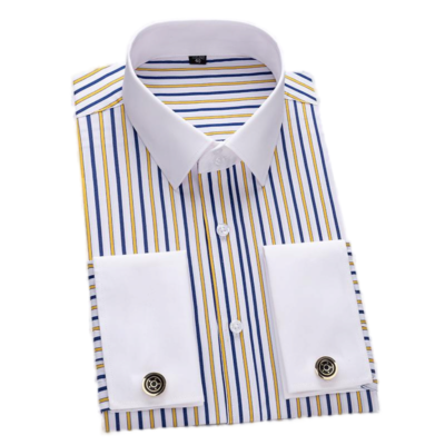 Mens Dress Shirts The White Collar Luxury Slim Fit French Cuff Formal Shirts Top | eBay Mens Dress Shirts The White Collar Luxury Slim Fit French Cuff Formal Shirts Top | eBay