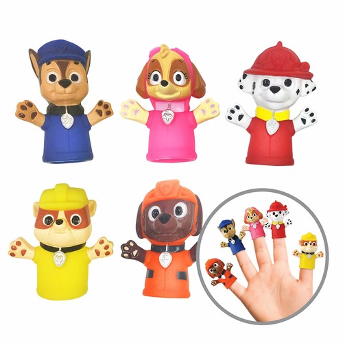 Nickelodeon Paw Patrol Finger Puppets Set of 5 Kids Bath Toys Educational - 第 1/10 張圖片
