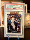 ⭐️ AARON JUDGE 2017 TOPPS TRANSCENDENT #2005 PSA 9 MINT ROOKIE RC SP /87 🔥