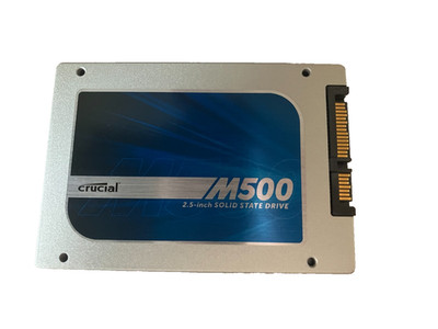 Crucial 120GB SATA SSD Crucial M500 2,5'' SSD CT120M500SSD1 + tragbares Gehäuse.