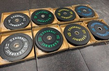 Exersci® Crumb Rubber Bumper Plates - 100kg Set (New)