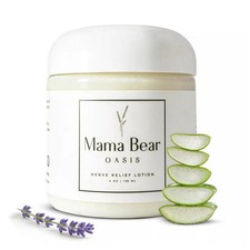 Mama Bear Oasis Lotion - Nerve Relief Cream for Foot, Hands, Legs, Natural Care