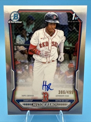 2026 Bowman Chrome Hector Ramos /499 1st Auto Refractor