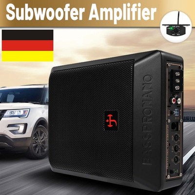 6''*8'' Car Active Subwoofer Amplified Slim Underseat Car Bass Box Audio Amplifier