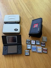 Nintendo DS Lite Black Lot games case Sonic C...