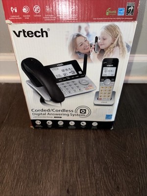 Vtech CS5249 Silver/Black Corded & Cordless Telephone  with Answer Machine