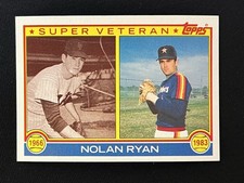 1983 Topps Nolan Ryan #361 Super Veteran Astros Mets HOF Nm or BETTER *Centered*