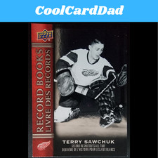 2023 Upper Deck Tim Hortons Legends Hockey Terry Sawchuk Record Books RB-4